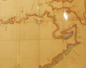 写真：風待ち舘に飾られた「海路図」の一部